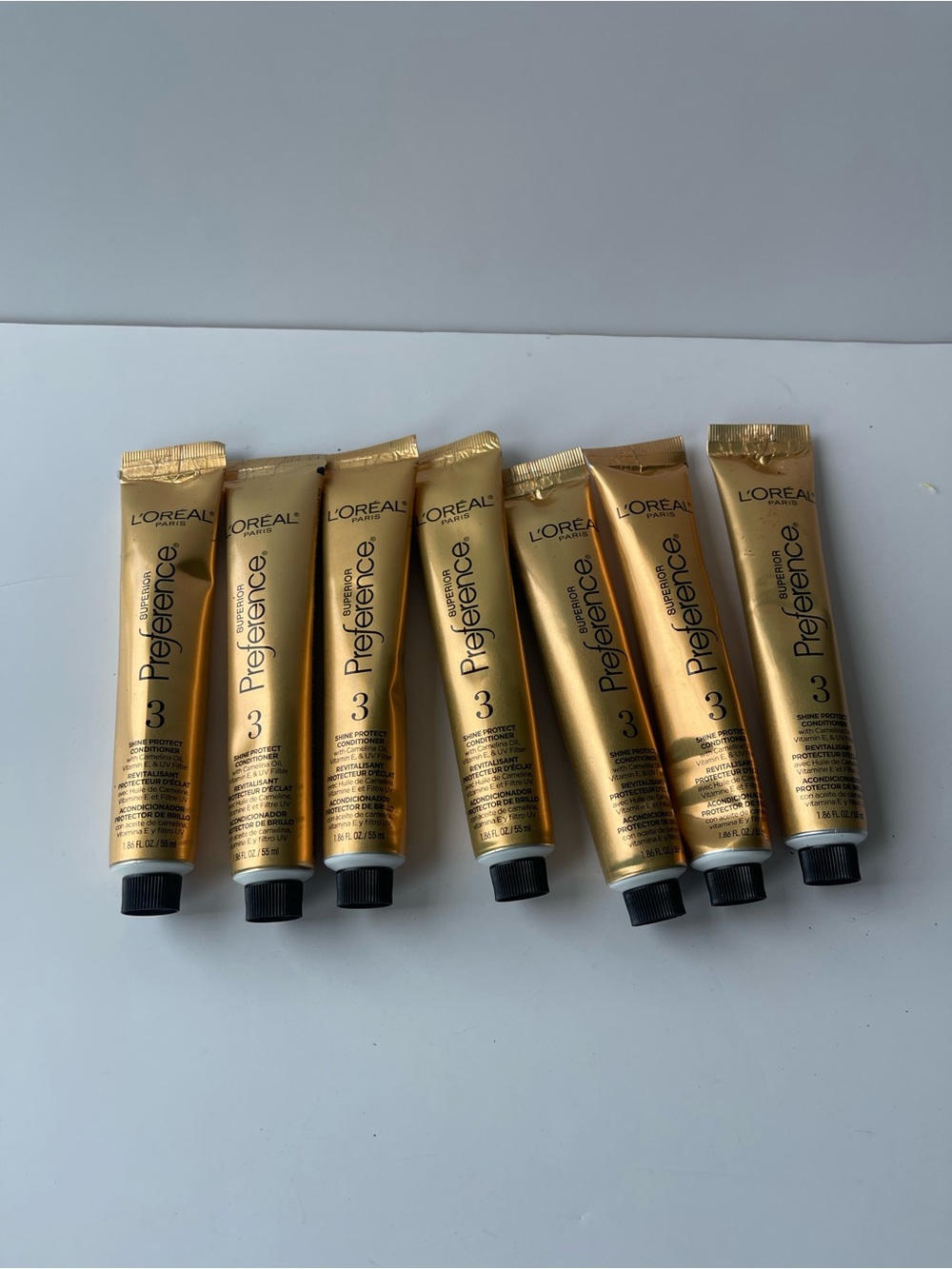 LOreal Paris Superior Preference Color Shine Conditioner Step 3 1.86 Oz Lot Of 7